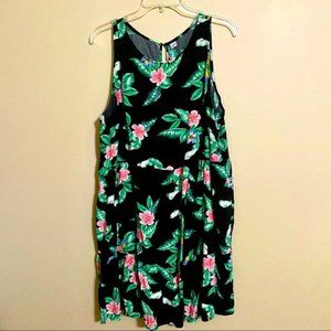 Old Navy Tropical sleeveless dress